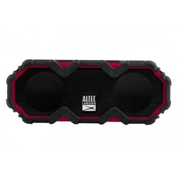 Altec Lansing Bocina Portátil Mini LifeJacket Jolt, Bluetooth, Inalámbrico, Negro/Rojo - Resistente al Agua - Envío Gratis