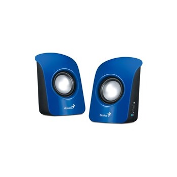 Genius Bocinas Estéreo USB SP-U115, Alámbrico, 2.0, 1.5W RMS, Azul - Envío Gratis