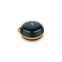 Genius Bocina Portátil SP-906BT Plus R2, Bluetooth, Inalámbrico, 3W RMS, USB, Negro/Amarillo - Envío Gratis