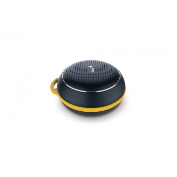 Genius Bocina Portátil SP-906BT Plus R2, Bluetooth, Inalámbrico, 3W RMS, USB, Negro/Amarillo - Envío Gratis