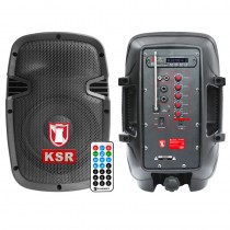 KSR Bafle 8'' MSA-7908BTE, Bluetooth, Inalámbrico, 20W RMS, 3200W PMPO, USB, Negro - Envío Gratis