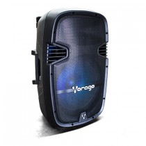 Vorago Bafle con Karaoke KSP-500, Bluetooth, Inalámbrico, 100W RMS, USB 2.0, Negro - incluye Tripie + 2 Micrófonos - Envío Grati