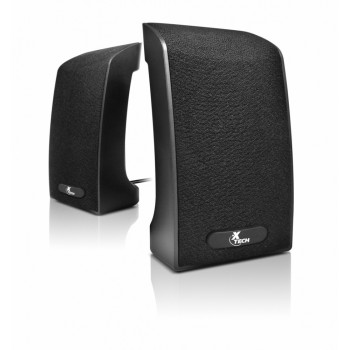 Xtech Bocinas para Computadora XTS-120, Alámbrico, 2.0, 4W RMS, USB, Negro - Envío Gratis