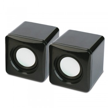 One Bocinas para Computadora EV-201, Alámbrico, 2.0, 3W RMS, USB 2.0, Negro - Envío Gratis