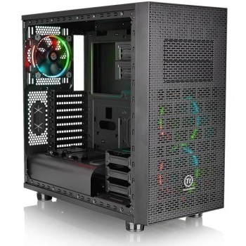 Gabinete Thermaltake Core X31 RGB con Ventana, Midi-Tower, ATX/micro-ATX, USB 2.0/3.0, sin Fuente, Negro - Envío Gratis