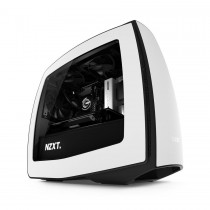 Gabinete NZXT Manta con Ventana, mini-iTX, USB 3.0, sin Fuente, Negro Blanco - Envío Gratis