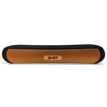 Ghia Bocina SPK-1446, Bluetooth, Alámbrico/Inalámbrico, 2.0 Canales, 6W RMS, Negro/Naranja - Envío Gratis