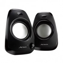 Acteck Bocinas AX-300, Alámbrico, 4W RMS, 40W PMPO, Negro - Envío Gratis