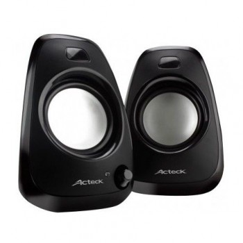 Acteck Bocinas AX-300, Alámbrico, 4W RMS, 40W PMPO, Negro - Envío Gratis