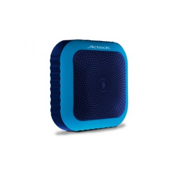 Acteck Bocina Portátil SB-200, Bluetooth, Inalámbrico, USB 2.0, Azul - Envío Gratis