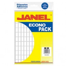 Janel Etiqueta EconoPack, Paquete de 108 Etiquetas de 47x67mm - Envío Gratis