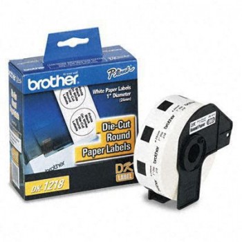 Brother Etiqueta Pre-Cortada DK-1218, 24mm, 1000 Etiquetas - Envío Gratis