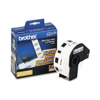 Brother Etiqueta Pre-Cortada DK-1219, 12mm, 1200 Etiquetas - Envío Gratis