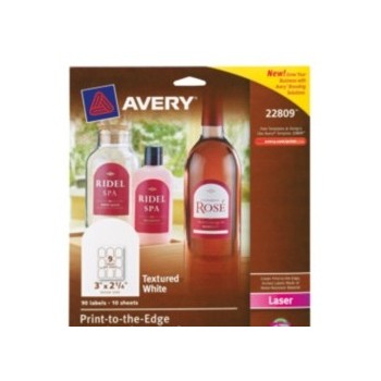 Avery Etiquetas Texturizadas de Forma Arqueada de 3'' x 2.25'', 90 Etiquetas - Envío Gratis