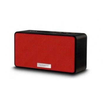 Acteck Bocina Portátil SB-300, Bluetooth, Inalámbrico, 2.0, 5W, USB 2.0, Negro/Rojo - Envío Gratis