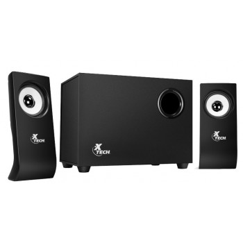 Bocinas Xtech con Subwoofer XTS-410, Alámbrico, 2.1, 10W, Negro - Envío Gratis