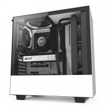 Gabinete NZXT H500 con Ventana, Midi-Tower, ATX/Micro-ATX/Mini-ITX, USB 3.0, sin Fuente, Blanco - Envío Gratis