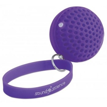 Manhattan Mini Bocina Sound Science Atom, Bluetooth 2.1, Inalámbrico, Micro-USB, Morada - Envío Gratis