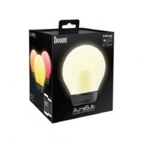 Divoom Smart Bocina Portátil AuraBulb con Lámpara, Bluetooth, Inalámbrico, 5W RMS, Negro - Envío Gratis