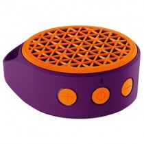 Logitech Bocina Portátil X50, Bluetooth, Inalámbrico, USB, Naranja/Morado - Envío Gratis