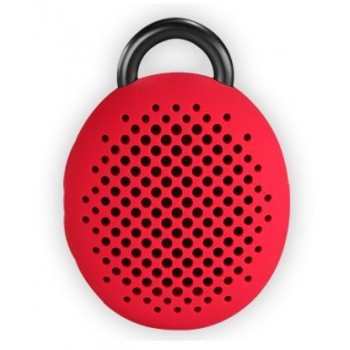 Divoom Bocina Portátil Bluetune-bean, Bluetooth, Inalámbrico, 3W RMS, Rojo - con Control de Selfies - Envío Gratis