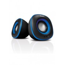 Klip Xtreme Bocinas para Computadora Eklipse, Alámbrico, 2.0, 6W RMS, USB, Negro/Azul - Envío Gratis