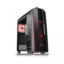 Gabinete Thermaltake Versa N27 con Ventana LED Rojo, Midi-Tower, ATX/Micro-ATX/Mini-ITX, USB 2.0/3.0, sin Fuente, Negro - Envío 