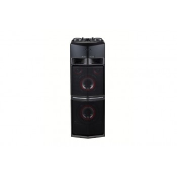LG OJ98 Mini Componente, Bluetooth, 1800W RMS, 1800W PMPO, USB 2.0, Karaoke, Negro - Envío Gratis
