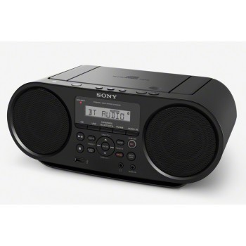 Sony Radiograbadora ZS-RS60BT, AM/FM, 4W, Bluetooth, MP3, Negro - Envío Gratis