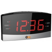 QFX Radio Despertador CR-32, AM/FM, Negro - Envío Gratis