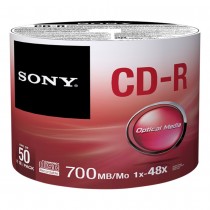 Sony Torre de Discos Virgenes, CD-R, 48x, 700MB, 50 piezas - Envío Gratis