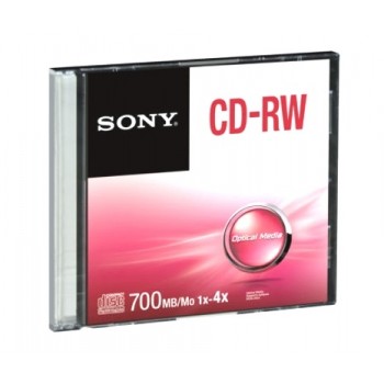 Sony Disco Vírgen para CD, CD-RW, 4x, 700MB, 1 Disco - Envío Gratis