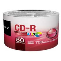 Sony Torre de Discos Virgenes para CD, CD-R, 48x, 50 Discos (50CDQ80FB) - Envío Gratis