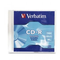 Verbatim Disco Virgen para CD, CD-R, 52x, 1 Disco (94776) - Envío Gratis