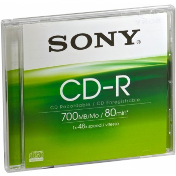 Sony Disco Virgen para CD, CD-R, 52x (CDQ80) - Envío Gratis