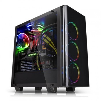 Gabinete Thermaltake View 21 con Ventana, Midi-Tower, ATX/Micro-ATX/Mini-ITX, USB 3.0, sin Fuente, Negro - Envío Gratis