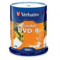 Verbatim Torre de Discos Virgenes para DVD, DVD-R, 16x, 100 Discos - Envío Gratis