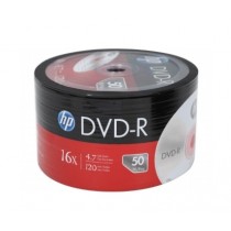 HP Torre de Discos Virgenes para DVD, DVD-R, 4.7GB, 16x, 50 Piezas - Envío Gratis