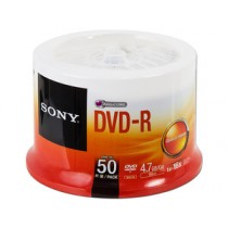 Sony Torre de Discos Virgenes para DVD, DVD-R, 16x, 50 Discos (50DMR47SP) - Envío Gratis