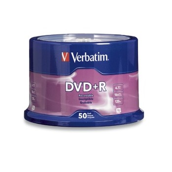 Verbatim Discos Virgenes para DVD, DVD-R, 16x, 4.7GB, 50 Piezas - Envío Gratis