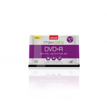 Maxell Discos Virgenes para DVD, DVD+R, 16x, 4.7GB, 50 Piezas - Envío Gratis