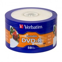 Verbatim Torre de Discos Virgenes para DVD, DVD-R, 16x, 4.7GB, 50 Discos - Envío Gratis