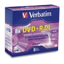 Verbatim Discos Virgenes para DVD, DVD+R DL, 8x, 5 Discos (95311) - Envío Gratis