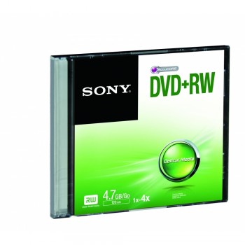 Sony Disco Virgen para DVD, DVD+RW, 4.7GB, 1 Disco - Envío Gratis