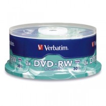 Verbatim Torre de Discos Virgenes para DVD, DVD-RW, 2x, 30 Discos (95179) - Envío Gratis