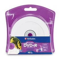 Verbatim Discos Virgenes para DVD, DVD+R 16x, 10 Discos (96940) - Envío Gratis