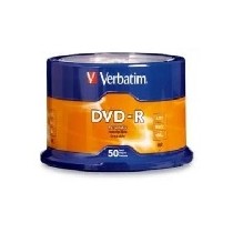 Verbatim Torre de Discos Virgenes para DVD, DVD-R, 50 Discos (97493) - Envío Gratis