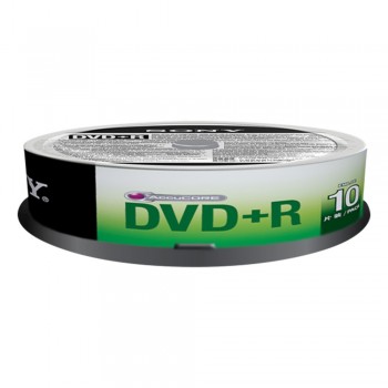 Sony Discos Virgens para DVD, DVD+R, 16x, 100 Discos (100DPR47SP) - Envío Gratis