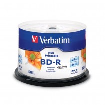 Verbatim Torre de Discos Virgenes Blu-Ray, BD-R, 6x, 25GB, 50 Piezas - Envío Gratis