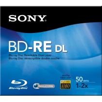 Sony Disco Vírgen para Blu-Ray, BD-RE, 2x, 50GB, 1 Disco - Envío Gratis